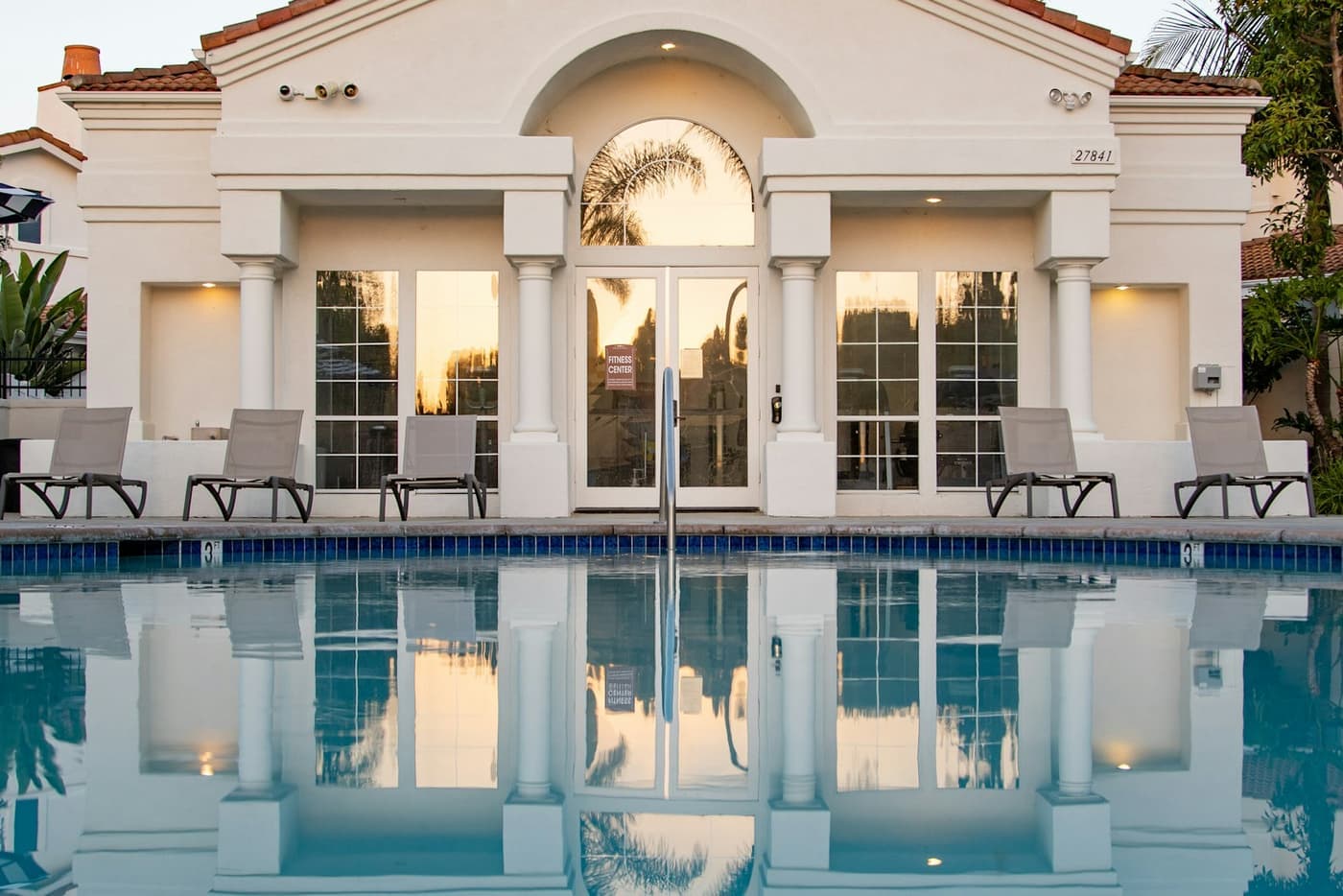 Clube com piscina